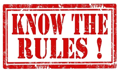 Tampon “Know The Rules”